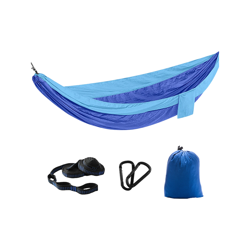 Ulkona nylon laskuvarjokankainen riippumatto, retkeilykeinu riippumatto